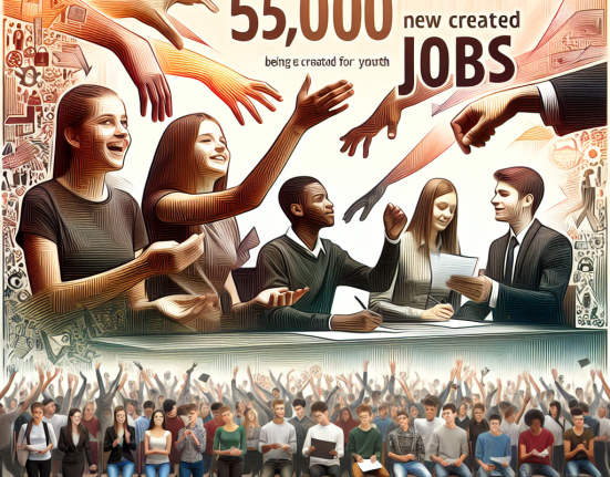Au fost infiintate 55.000 de noi job uri pentru tineri