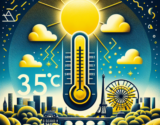 Avertizare meteorologica Cod Galben la Paris 35°C