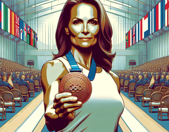 Ana Maria Barbosu primeste bronzul la ceremonia COSR