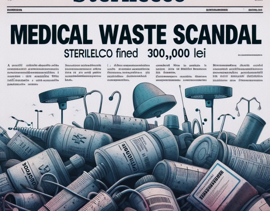 Scandalul deseurilor medicale STERILECO amendata cu 300.000 lei