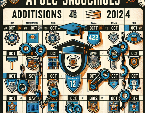 Calendar si locuri admitere scoli politie oct dec 2024