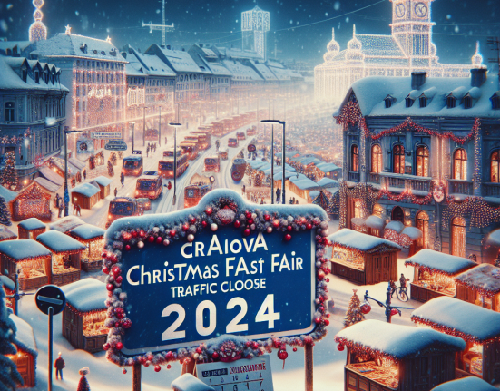 Anunt inchidere circulatie pentru Targul de Craciun Craiova 2024
