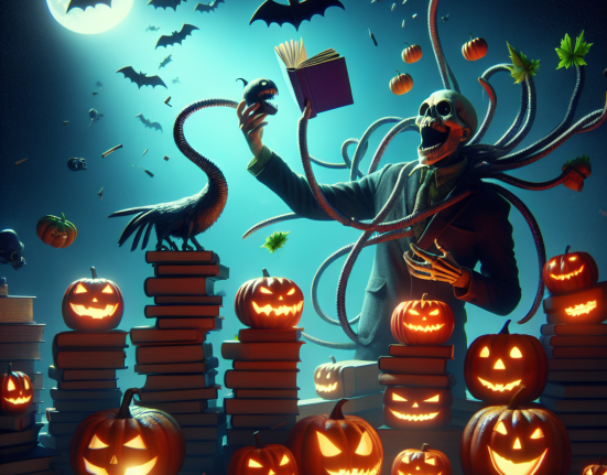 Sperie i pe toti de Halloween cu o carte