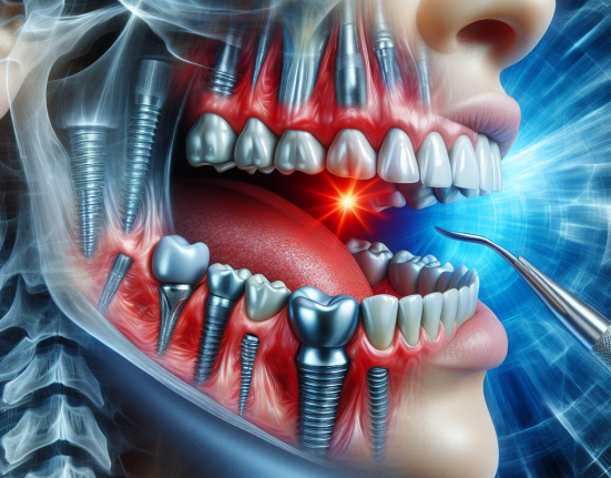 Deoarece apare umflatura dupa operatia de implant dentar