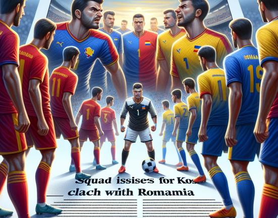 Probleme de lot pentru Kosovo inaintea duelului cu Romania