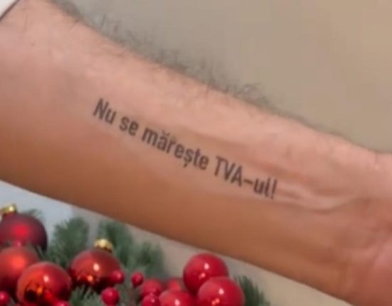 Ciolacu si a tatuat mesajul Nu se mareste TVA ul dupa inghetarea pensiilor si salariilor