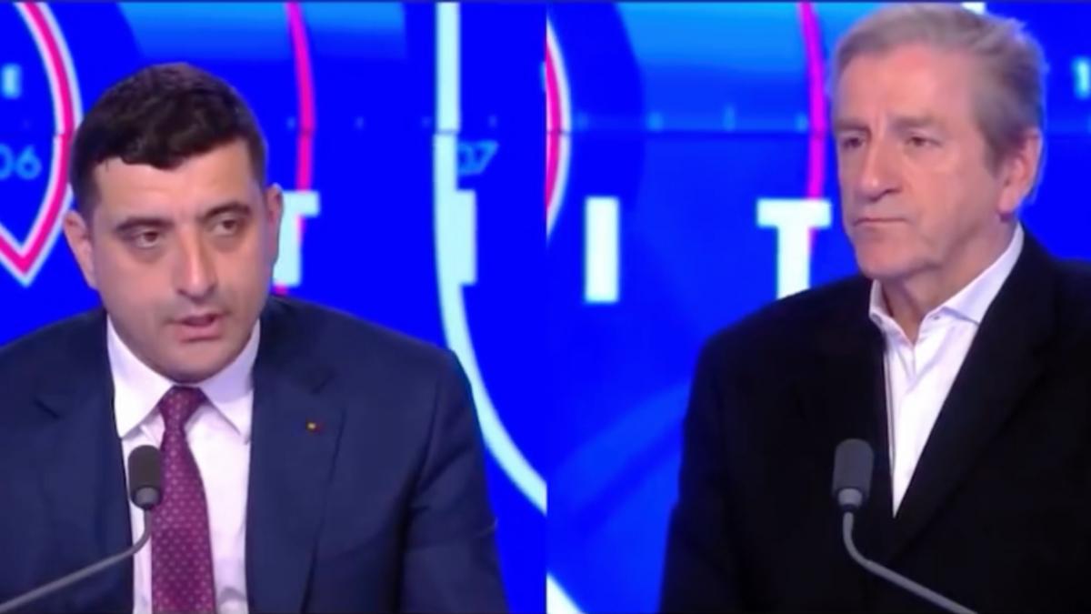 George Simion s a impostolit in franceza la TV