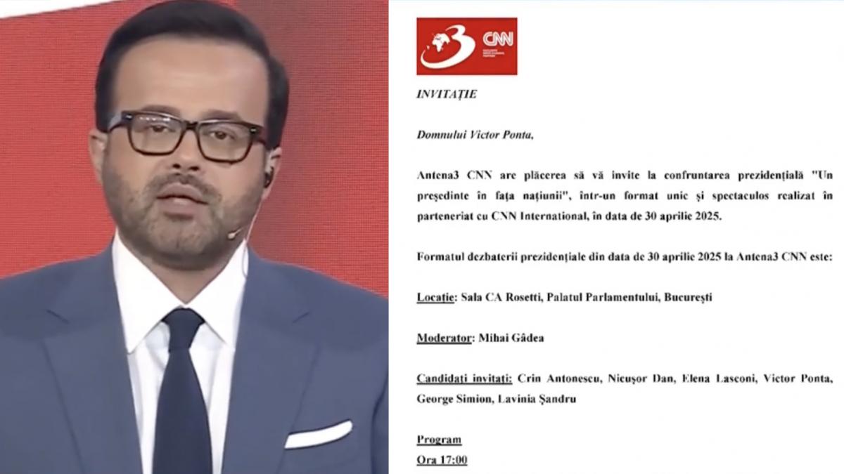 Mihai Gadea Victor Ponta minte A fost invitat Asta e dovada
