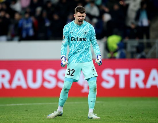 Tarnovanu pe podium in Europa League Portarul FCSB ului al doilea in clasamentul meciurilor fara gol primit