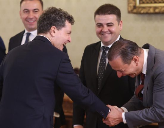Imaginile zilei de la Cotroceni cu Nicusor Dan