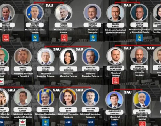 Prima schia a guvernului Nicusor Dan Marius Manole si Dacian Ciolos