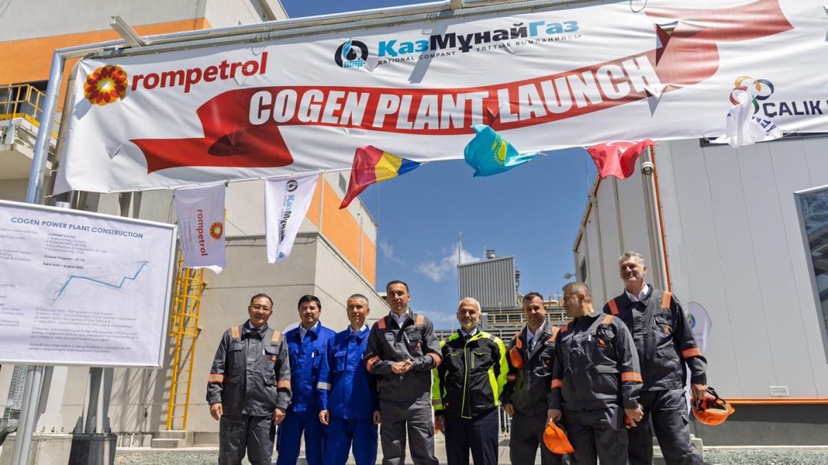 Centrala de cogenerare a rafinariei Petromidia a fost inaugurata
