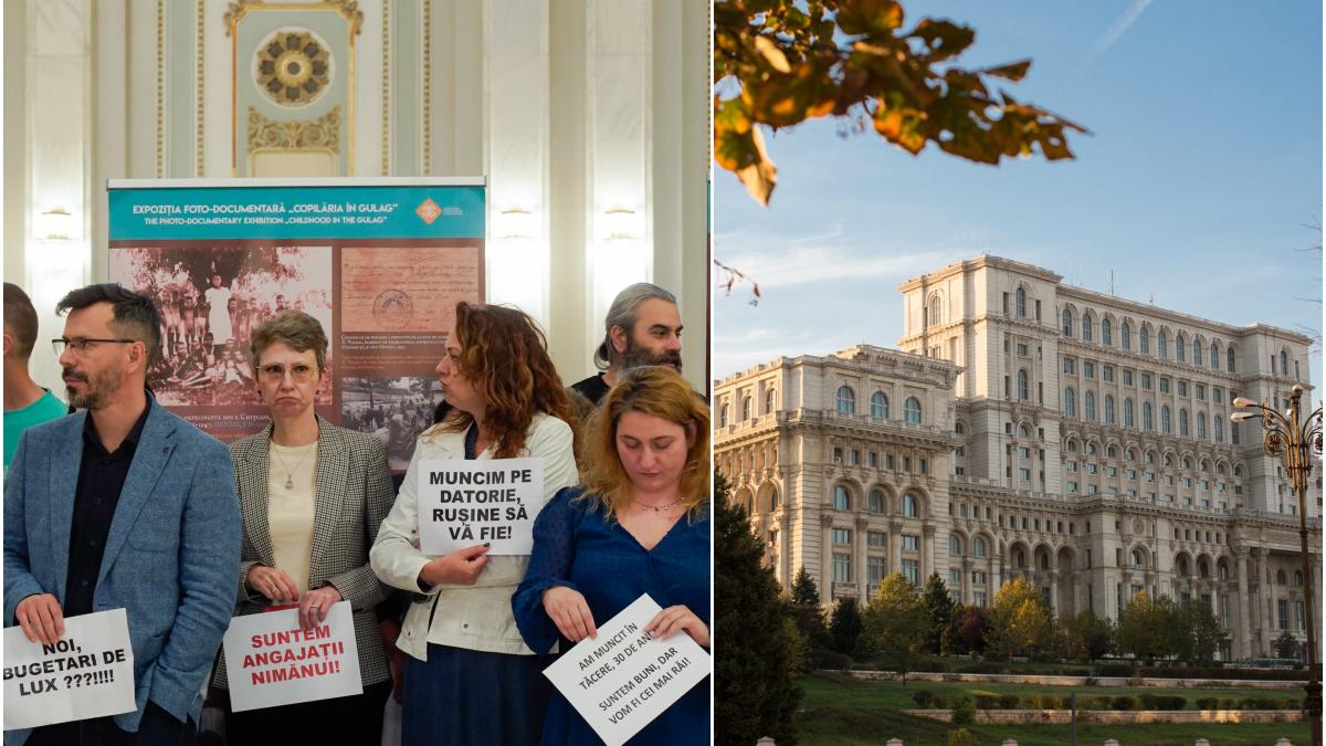 Functioanarii din Parlament solicita demontarea antenaelor cladirii