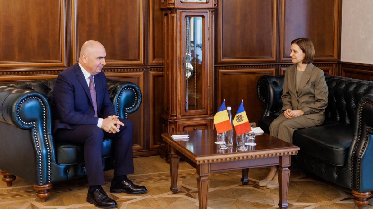 Ilie Bolojan si Maia Sandu intalnire la Chisinau