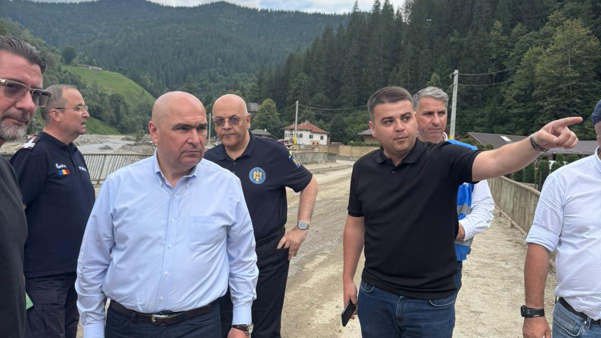Premierul Ilie Bolojan a vizitat Brosteni fara aviz prealabil