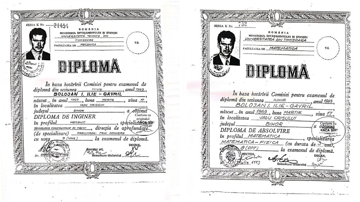 Ilie Bolojan a publicat diplomele sale pe Facebook