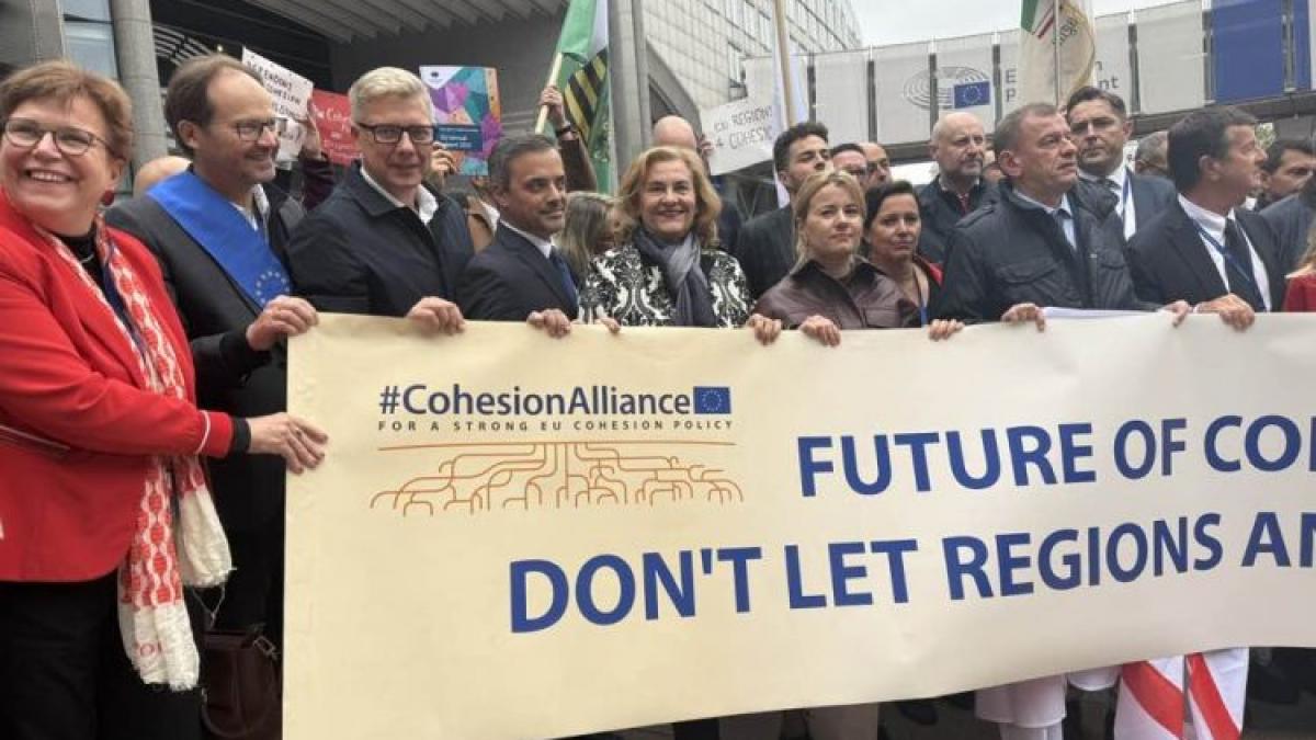 Maria Grapini miting pro Coeziune sociala Voi sustine politici sociale