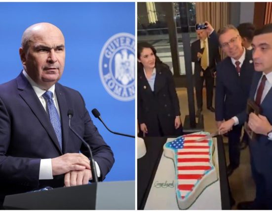 Ilie Bolojan isi exprima nemultumirea fata de gestul lui Simion in SUA Daca cineva ar fi facut un gest referitor la harta