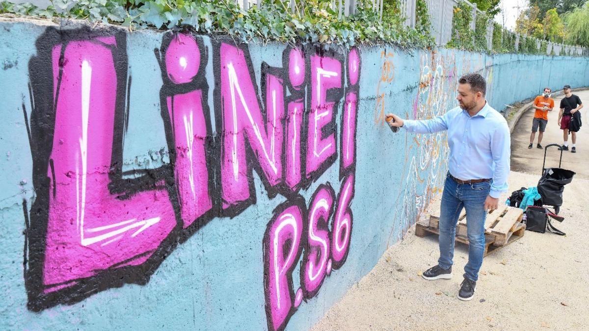 Ciprian Ciucu Ii invit pe autori de graffiti sa gasim locuri unde sa se poata exprima nu