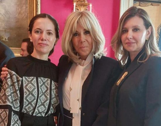 Mirabela Grainaru impreuna cu Brigitte Macron si Olena Zelenska la Casa Alba
