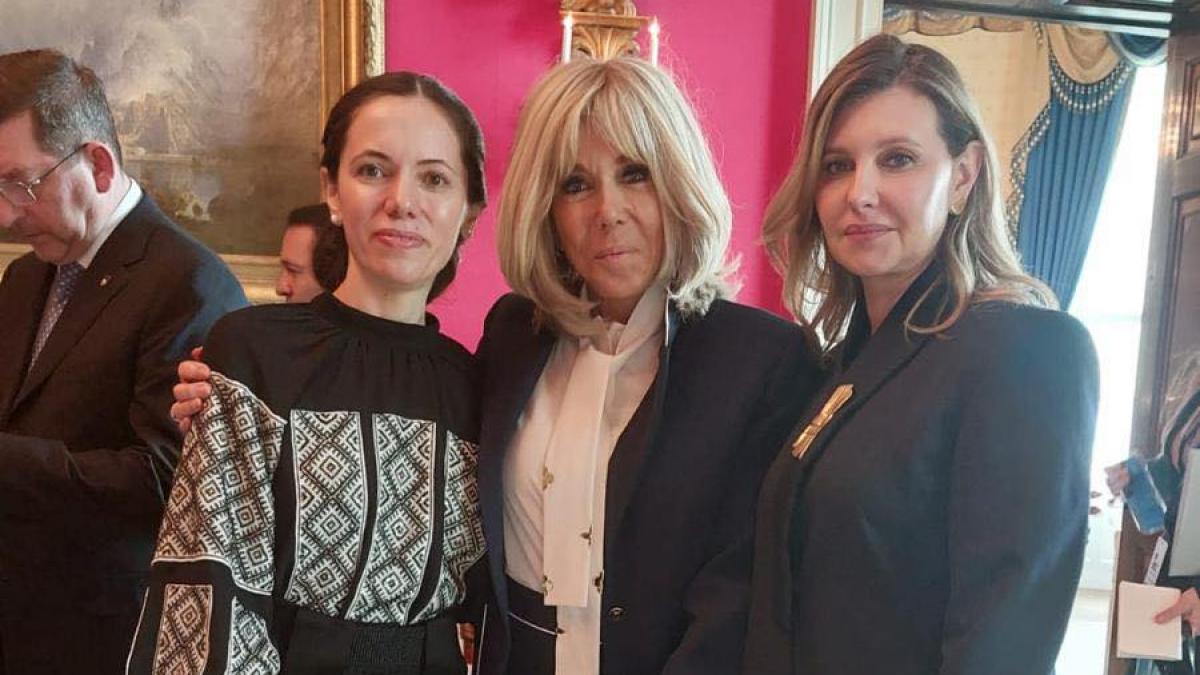 Mirabela Grainaru impreuna cu Brigitte Macron si Olena Zelenska la Casa Alba