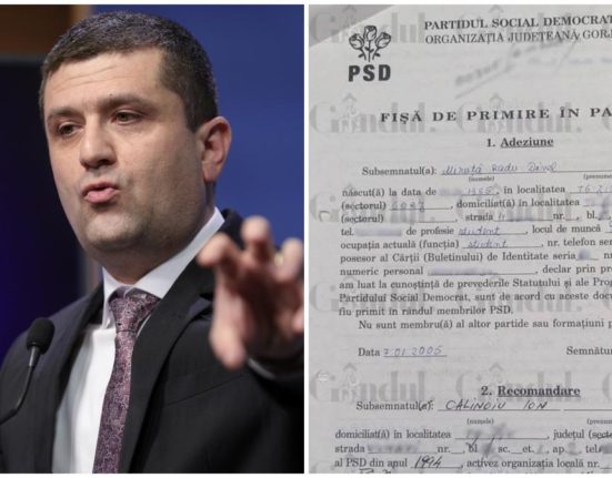 Radu Miruta este membru PSD din 2005 Ministrul USR afirma ca a semnatu anumite documente doar pentru a
