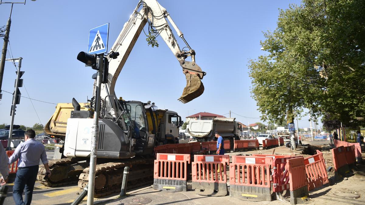 Santierul din Prelungirea Ghencea este oprit Constructorul a abandonat lucrarile din lipsa de plata