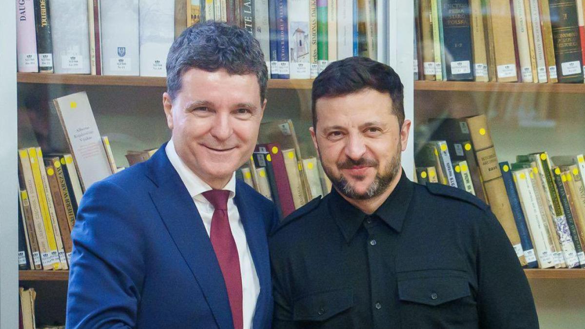 Volodimir Zelenski vine in Romania Nicusor Dan il va intampina la Palatul Cotroceni