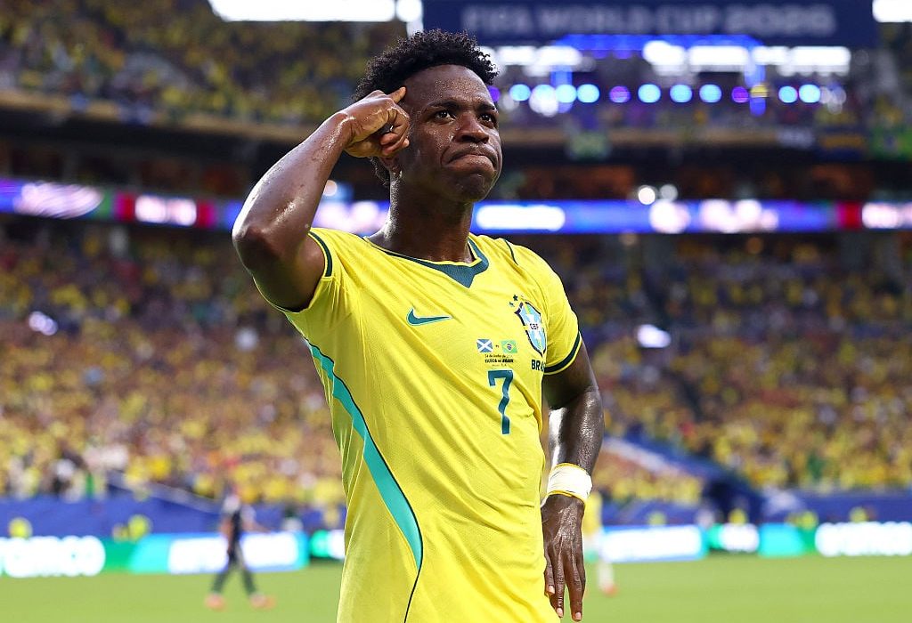 Vinicius a stralucit impotriva Scotiei Brazilianul ii solicita acum lui Ancelotti un cadou