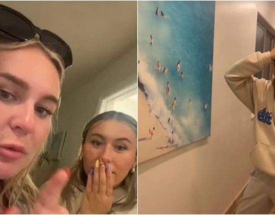 Doua surori care au inchiriat un Airbnb au descoperit pe perete o fotografie cu ele din copilarie E de acum zece ani