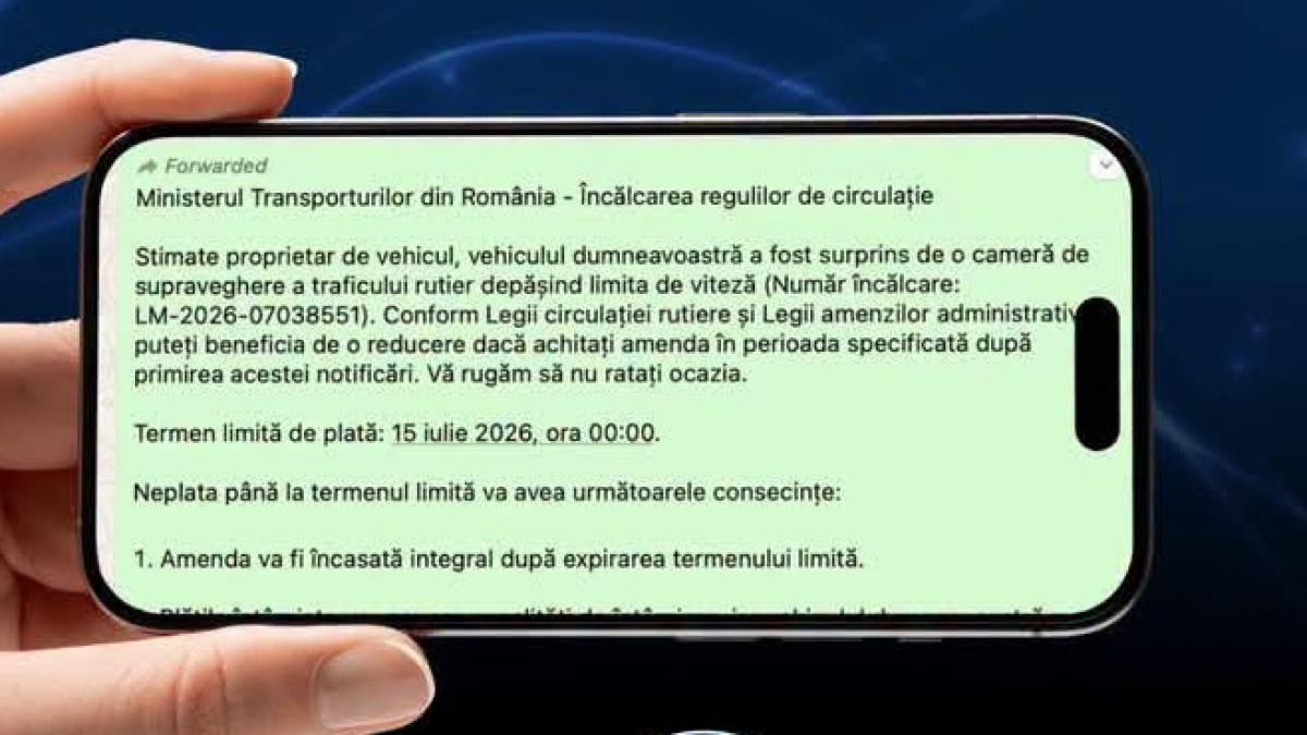 Radu Miruta le atrage atentia oamenilor sa nu achite daca au primit mesaje cu amenzi de la