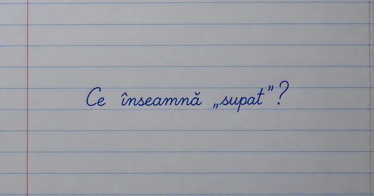 Noul cuvânt românesc care a stârnit controverse pe internet: ce înseamnă „supat”